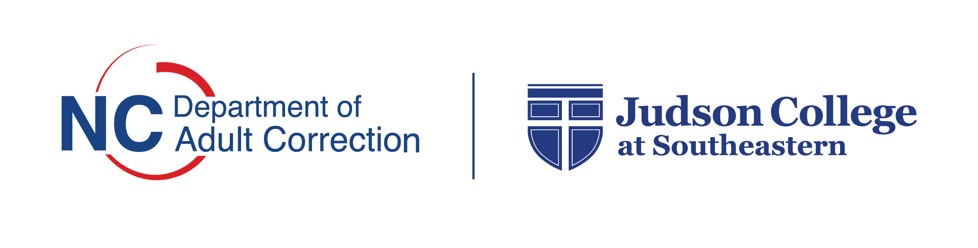 Logos for NCDAC and Judson College